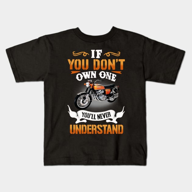 CLASSIC BIKE N012 Kids T-Shirt by classicmotorcyles